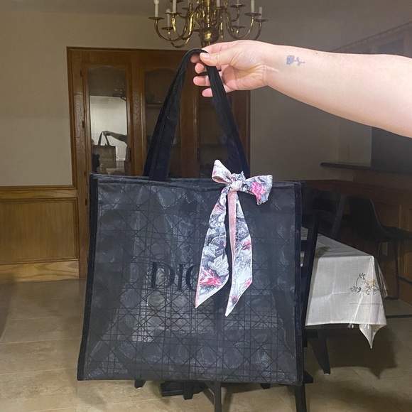 Dior Handbags - Dior Black Mesh Tote